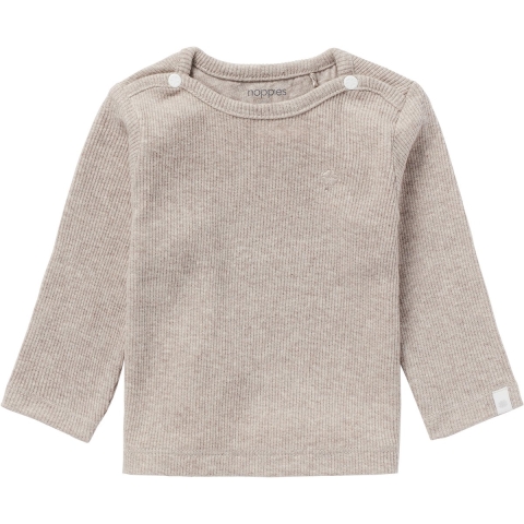 Shirt Noppies NOOS Tee Rib Natal Taupe Melange