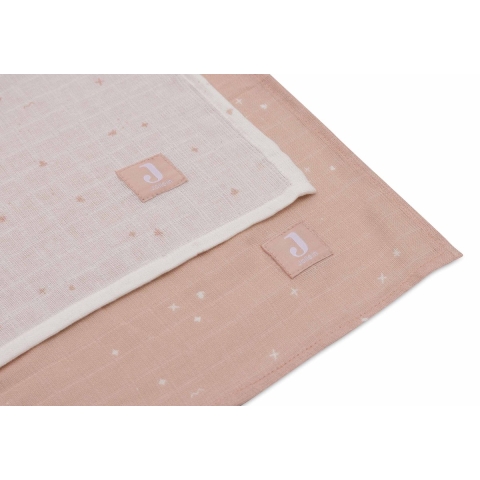 Multidoek Jollein Hydrofiel 115x115 Twinkling Wild Rose 2-pack