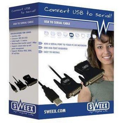 Sweex USB naar Serieel kabel
