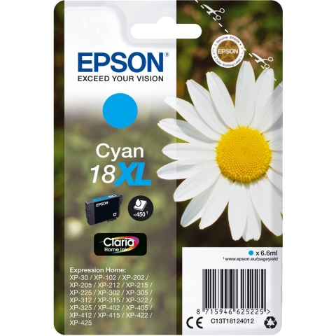 Epson 18XL cyaan