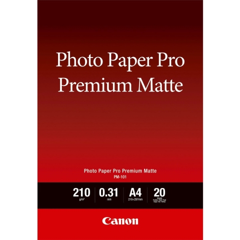 Canon Fotopapier mat A4 20 vel PM-101