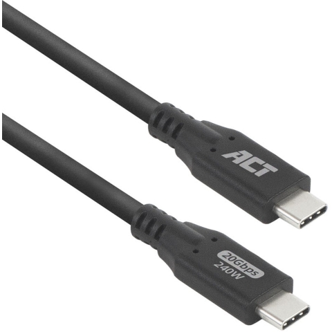 ACT USB4 20Gbps USB-C 240W M/M 1m