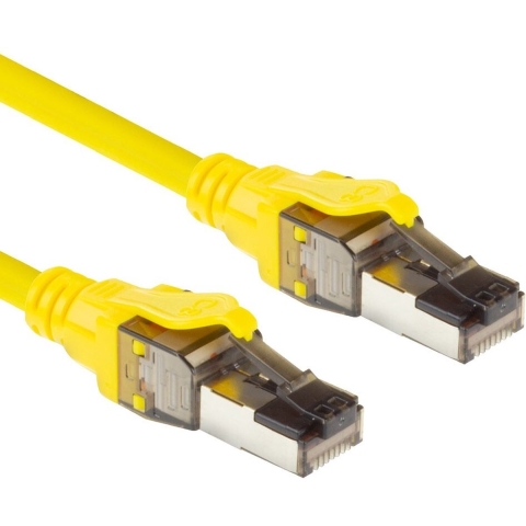 ACT CAT8 kabel geel 1m