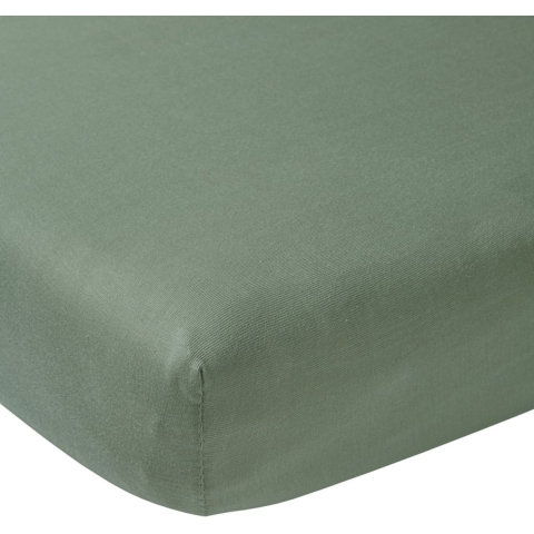 Hoeslaken 1-pers Meyco Home Jersey 90x200 Forest Green