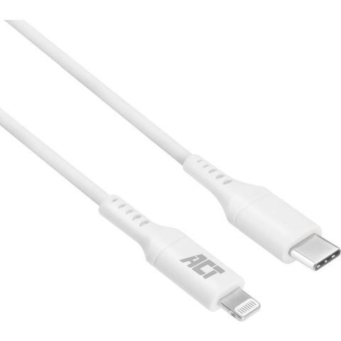 ACT USB-C naar Lightning 2m wit