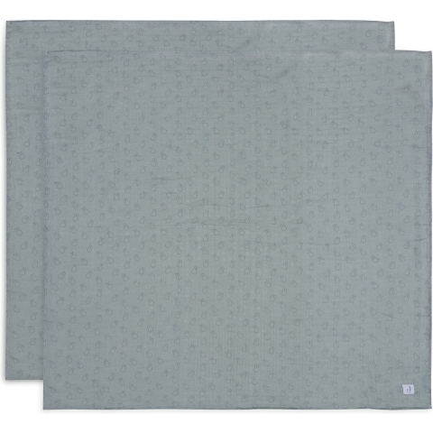 Multidoek Jollein Hydrofiel 115x115 Nijntje Silhouettes Sea Green 2st