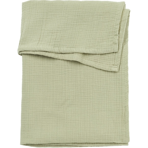 Laken Ledikant Meyco Pre-Washed Soft Olive