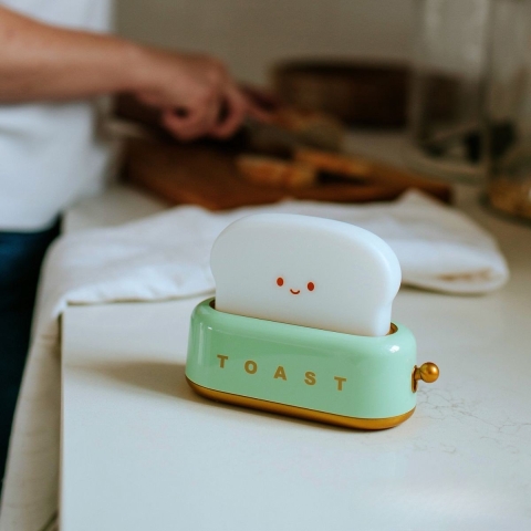 Nachtlamp Mary's LED Toaster Green