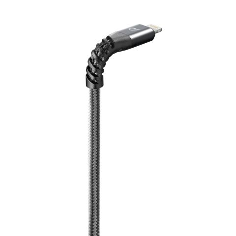 Cellular-line Usb-kabel Kevlar Apple Lightning 1.2 M Zwart