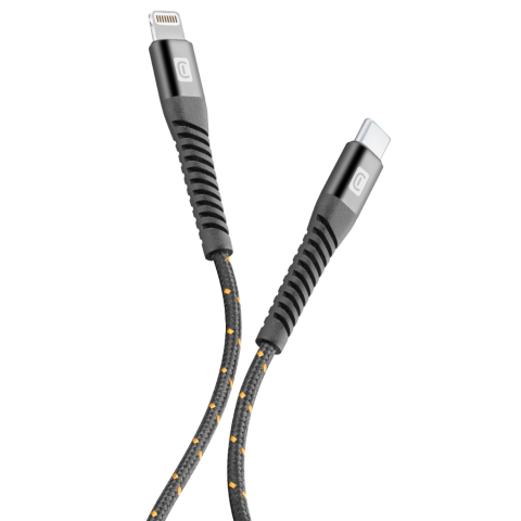Cellular-line Extreme Usb-c-naar-lightning-kabel Zwart