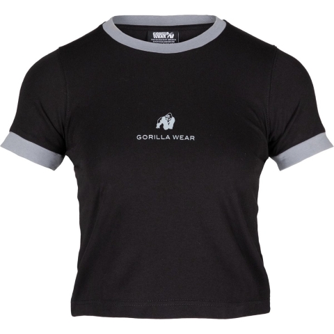 Gorilla Wear New Orleans Cropped T-Shirt - Zwart - S