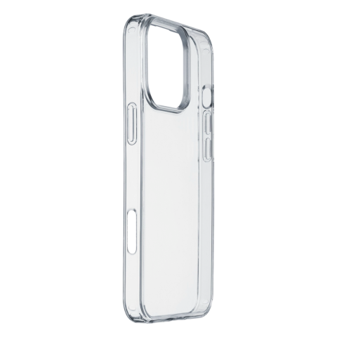 Cellularline Clear Duo Telefoonhoesje Voor Apple Iphone 16 Pro Transparant