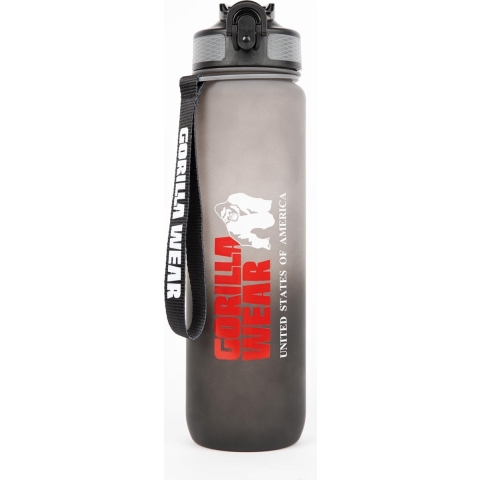 Gorilla Wear Gradient Waterfles - 1000 ml - Zwart/Grijs