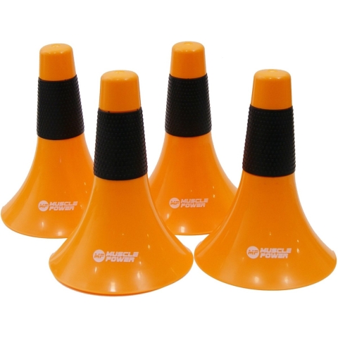 Muscle Power Speed Cones - Oranje - 4 stuks
