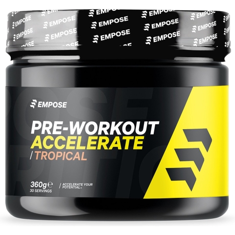 Empose Nutrition Pre-Workout Accelerate - 360 gr - Tropical