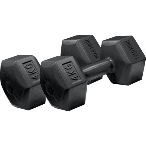 Iron Gym Hexa Dumbbell Set - 2 x 4 kg
