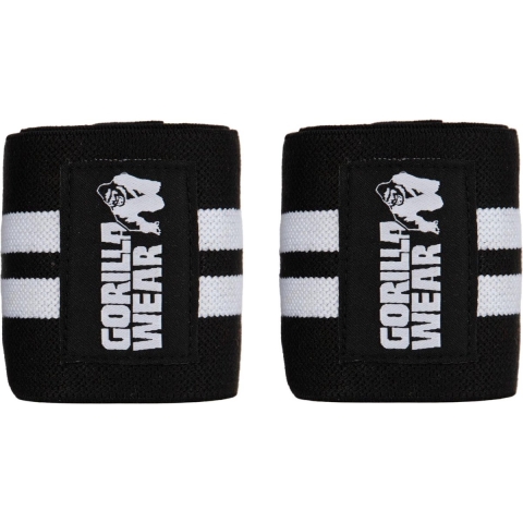 Gorilla Wear Ankle Wraps - Zwart/Wit
