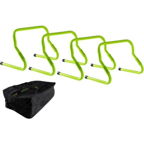 VirtuFit Verstelbare Hordenset - 4 stuks - Met Tas