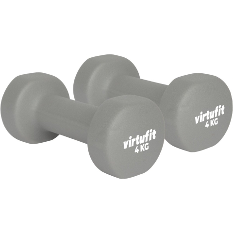 VirtuFit Vinyl Dumbbell Set Pro - 2 x 4 kg