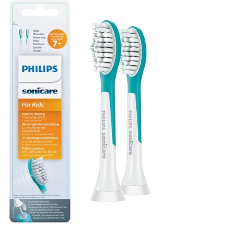 Philips Sonicare For Kids Standard A2 HX6042/33 - Opzetborstel - 2 stuks