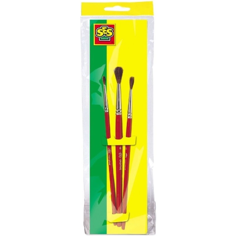 SES - Penselen set 3 stuks - verschillende diktes
