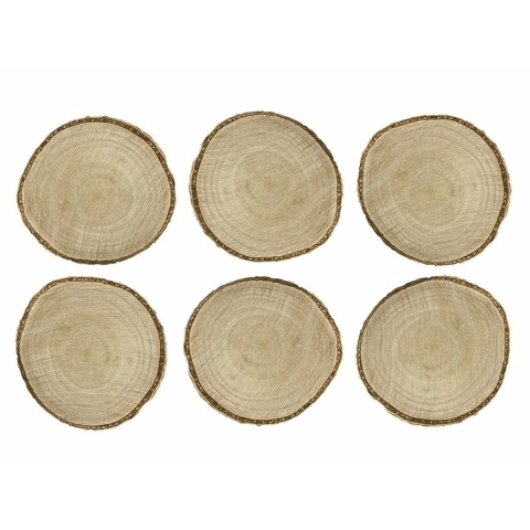48x stuks Bruiloft houten plaatsnaam kaartjes -