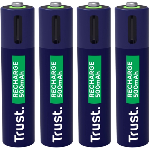 Trust USB-C Rechargeable batteries 4p-AAA