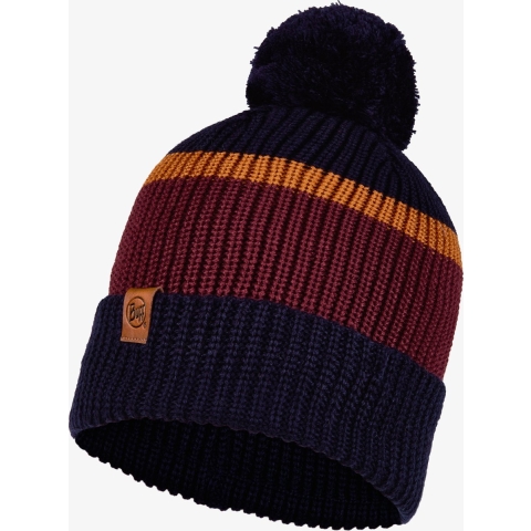 Buff Knitted Elon Night Blue muts