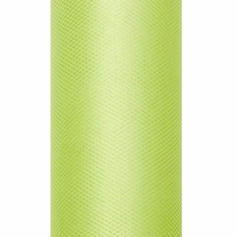 Glitter tule stof - 5x - groen - 15 x 900 cm - hobbyartikelen/knutselspullen -