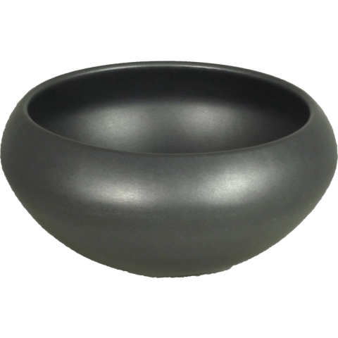 Floran Bloempot Rian - schaal - antraciet - keramiek - 30x13 cm -