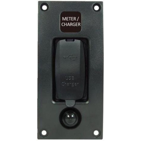 Talamex Curved add-on paneel USB stopcontact dubbel 3.4A