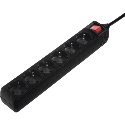 Hama 6-Way Ja.W.S.A.Ks.1.4M Bk