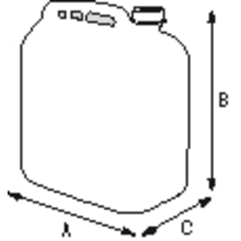 Plastimo Jerrycan 20 liter met schenktuit