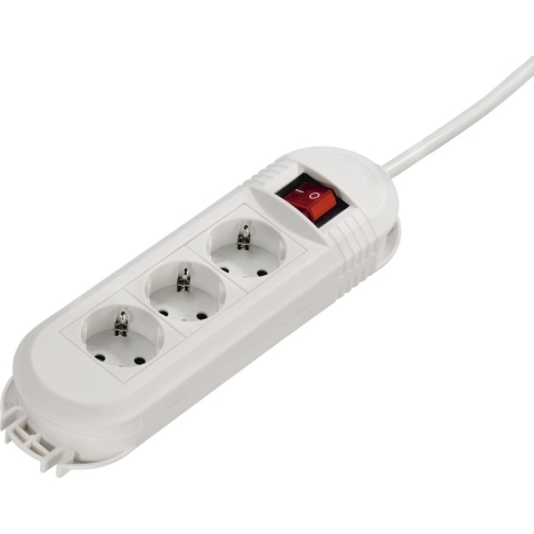 Hama Stekkerdoos 3-voudig Met Schakelaar 3m Wit