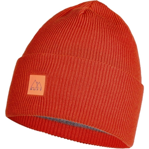 Buff Crossknit Hat Solid Fire muts