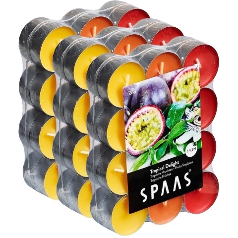 72x Geurtheelichtjes Tropical Delight 4,5 branduren -