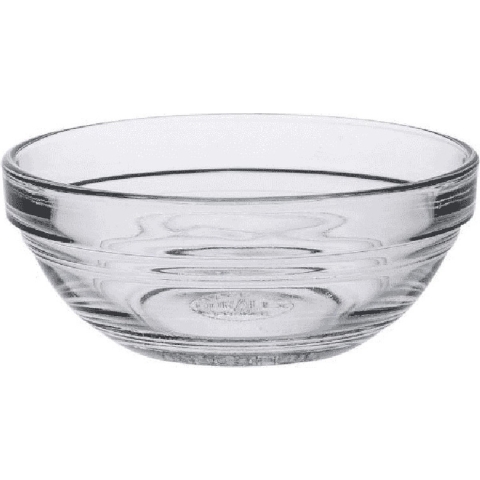 Duralex Kleine sausschaaltjes rond - glas - 12x stuks - Dia 9 x 4 cm - 125 ml -