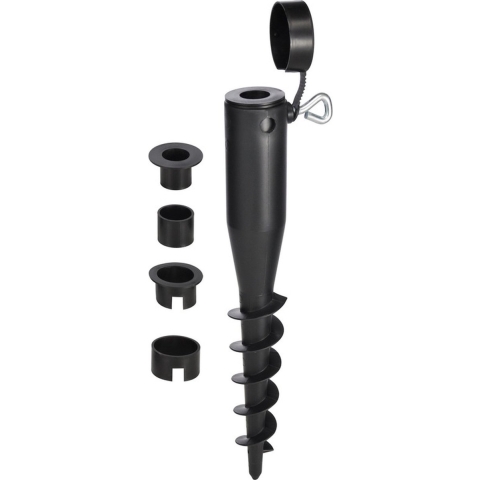 2x Haringen / grondpennen voor een parasol tot 45 mm -