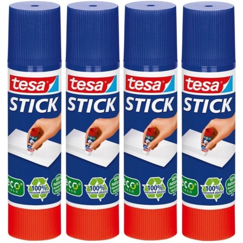 6x Tesa lijmstift 40 gram hobby/knutselbenodigdheden -