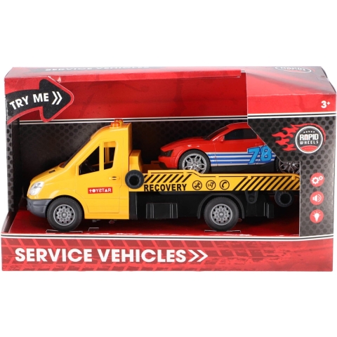 Rapid Wheels Sleepauto + Auto + Licht en Geluid