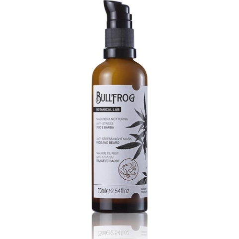 Bullfrog Botanical Anti-Stress Night Mask Face+Beard 75ml