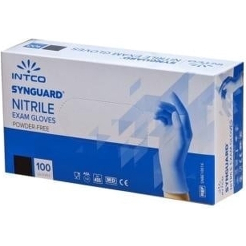Nitril handschoenen blauw doos a 100 stuks - Maat XL