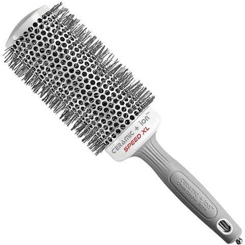 Olivia Garden Expert Blowout Speed Wavy Bristles White&Grey 55