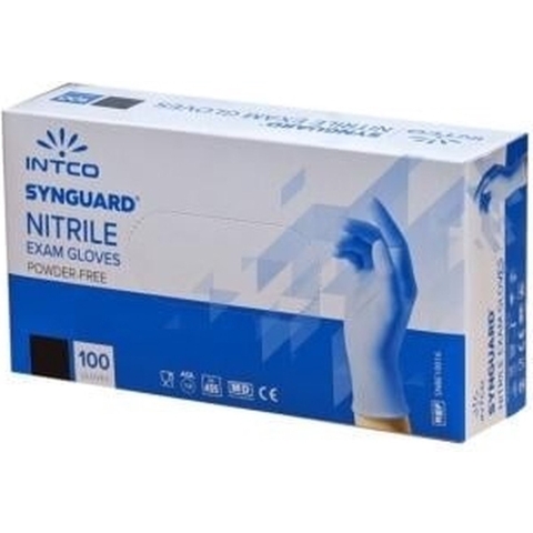 Nitril handschoenen blauw doos a 100 stuks - Maat M