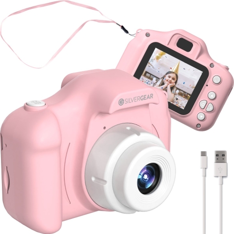 Silvergear Full HD Kindercamera Roze/Blauw
