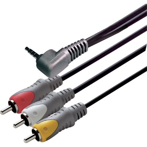 Scanpart Aansluitkabel 3.5 4p(m)-3tulp(m)2.5m