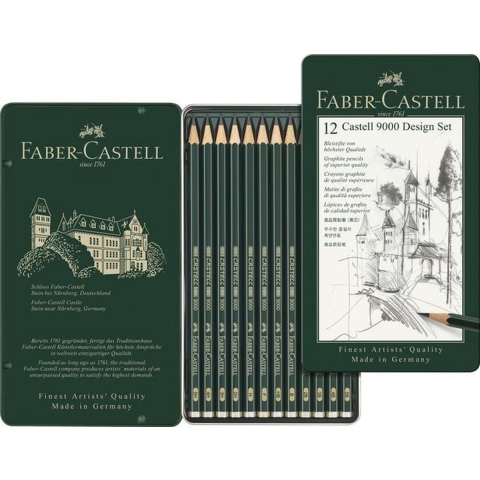 Faber Castell FC-119064 Potlood 9000 Designset