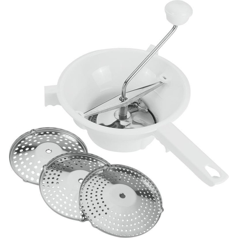 Metaltex Passeerzeef 20 cm RVS/Wit