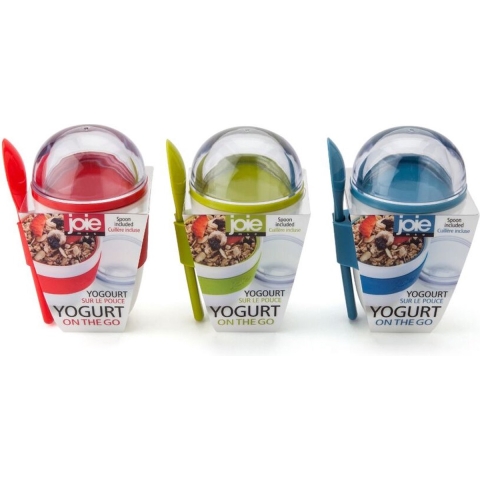 Joie Yoghurt On the Go Beker 2 Compartimenten + Lepel 228ml