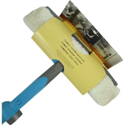 Handy Raamwisser met Telescooparm 150 cm Blauw/Grijs